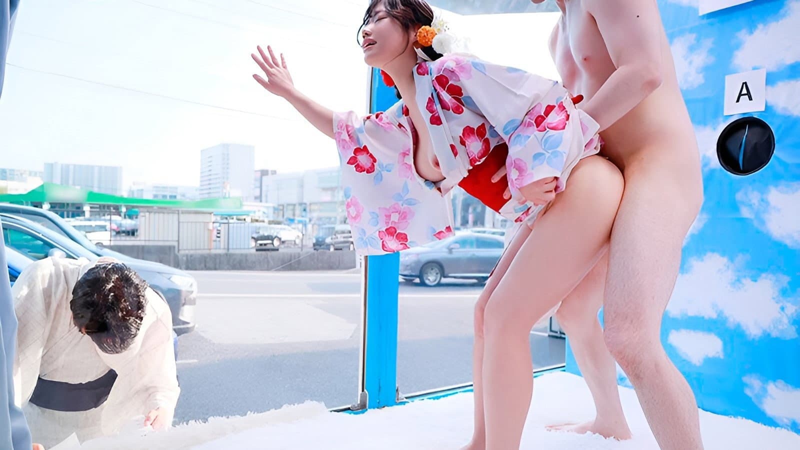 マジックミラー号 彼女さん！彼氏のチ○ポ当ててください！！inマジックミラー号 夏祭りデート中の浴衣美少女SP